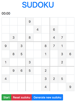 Javascript Sudoku